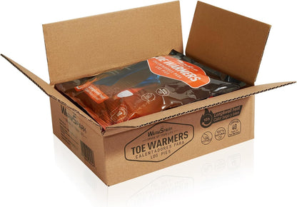 Toes Warmer - 80 Count - Up to 10 Hours of Heat Foot, Air Activated, Feet Warmers Disposable