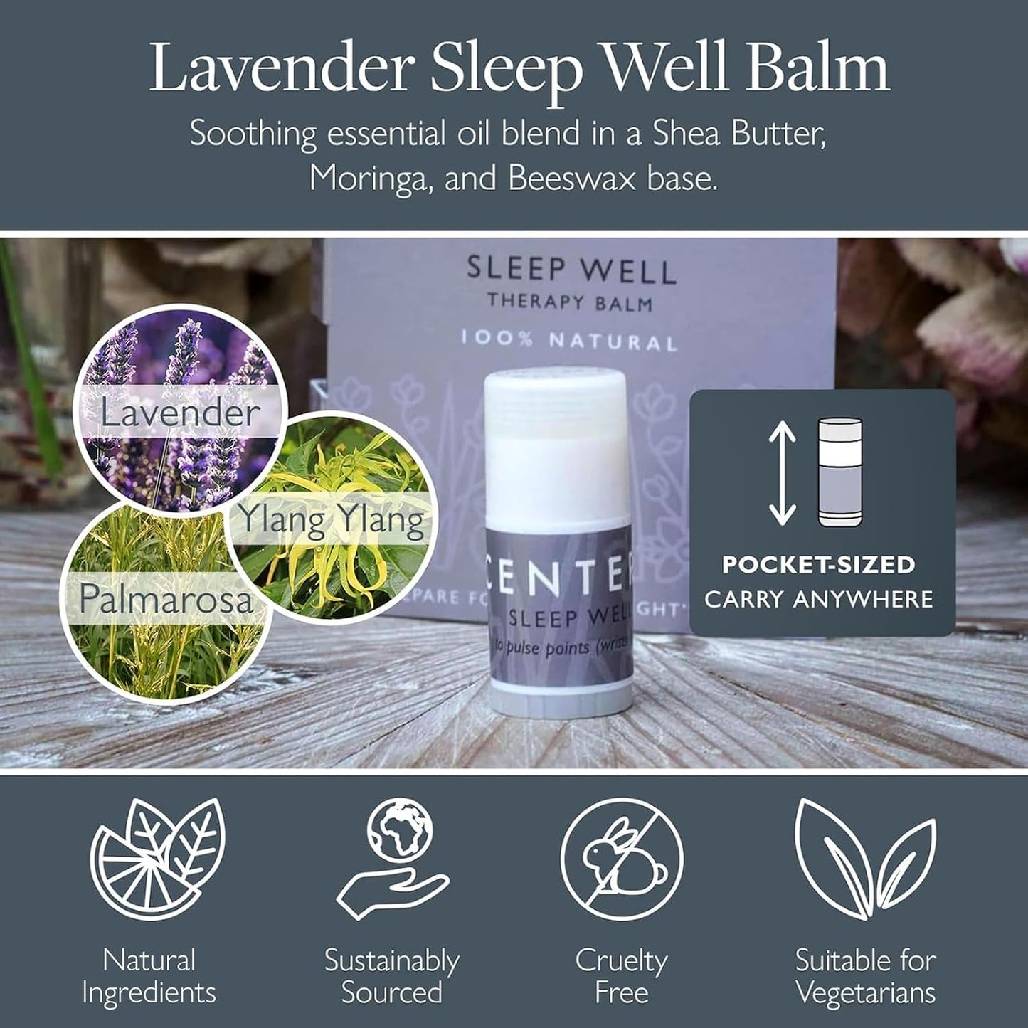 Scentered Lavender Heating Pad & Microwavable Neck Wrap – Aromatherapy Neck Pillow & Sleep Balm Gift Set – Pain Relief for Muscle Aches, Shoulders & Back – Heat Pack & Essential Oil Roll On for Sleep