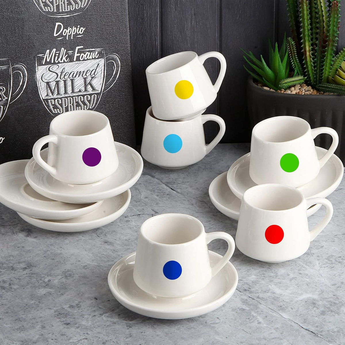Dot Stickers, 3/4 inch Color Coding Labels, 10 Color Circle Price Stickers for Office Classroom Student