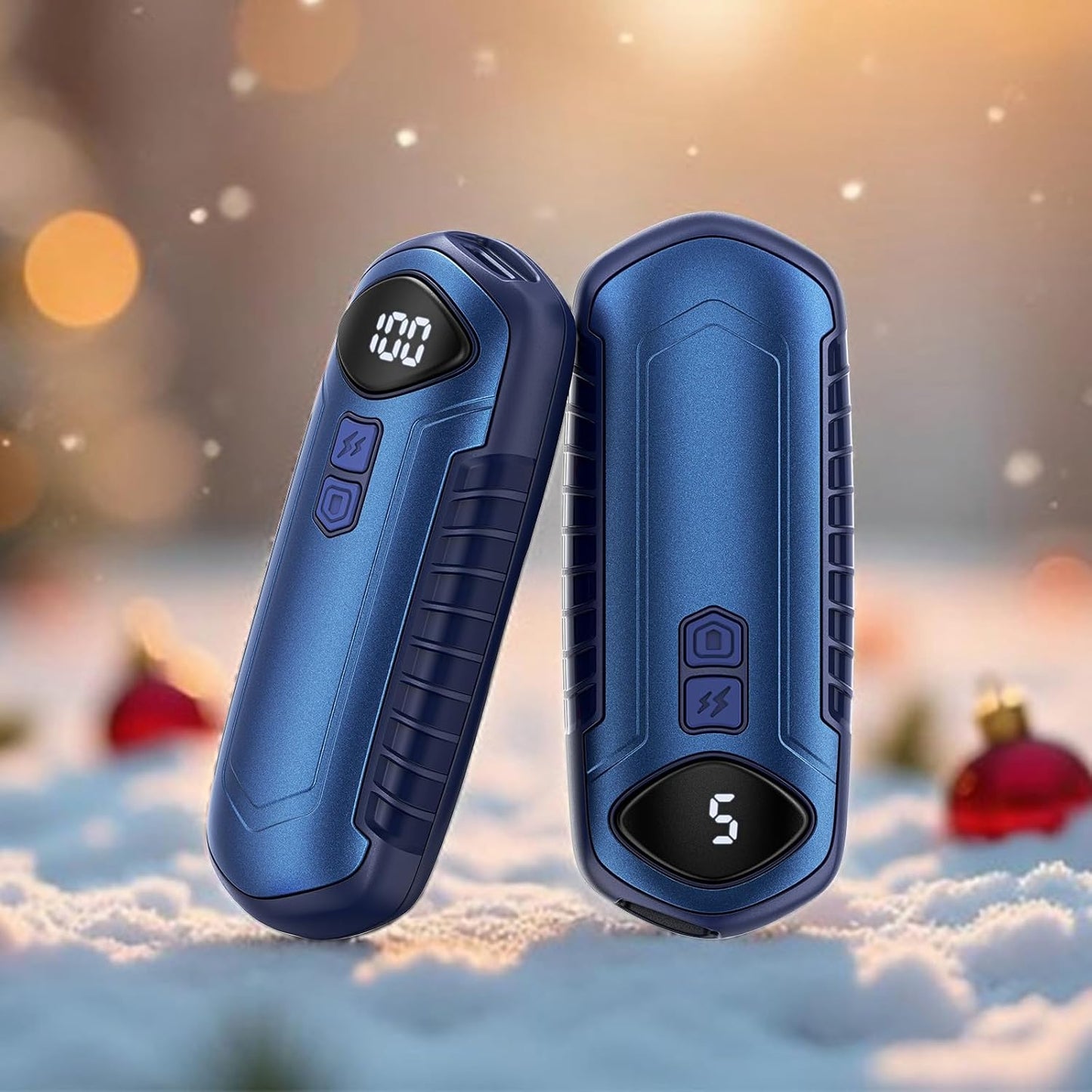 Hand Warmers Rechargeable 2 Pack, Electric Hand Warmer, 2-Second to 131°F with 5 Heat Levels, USB-C Portable Pocket Heater Handwarmers, UL Certified for Camping, Hunting, Gifts for Women Men