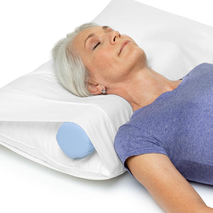OPTP The Original McKenzie Cervical Roll, 20" Neck Support Pillow for Sleep | Relieve neck and back pain, round pillow for improved sleeping support and cervical pain relief, made in the USA