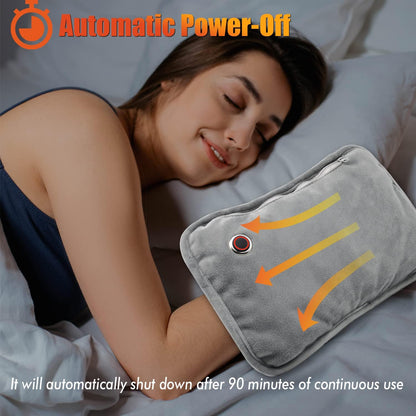 Hand Warmers Rechargeable, 10000mAh Electric Heated Gloves Portable Graphene Handwarmers Pouch with 3 Levels & Double-Sided Heating for Hunting Camping Golf Xmas Gifts for Women Men