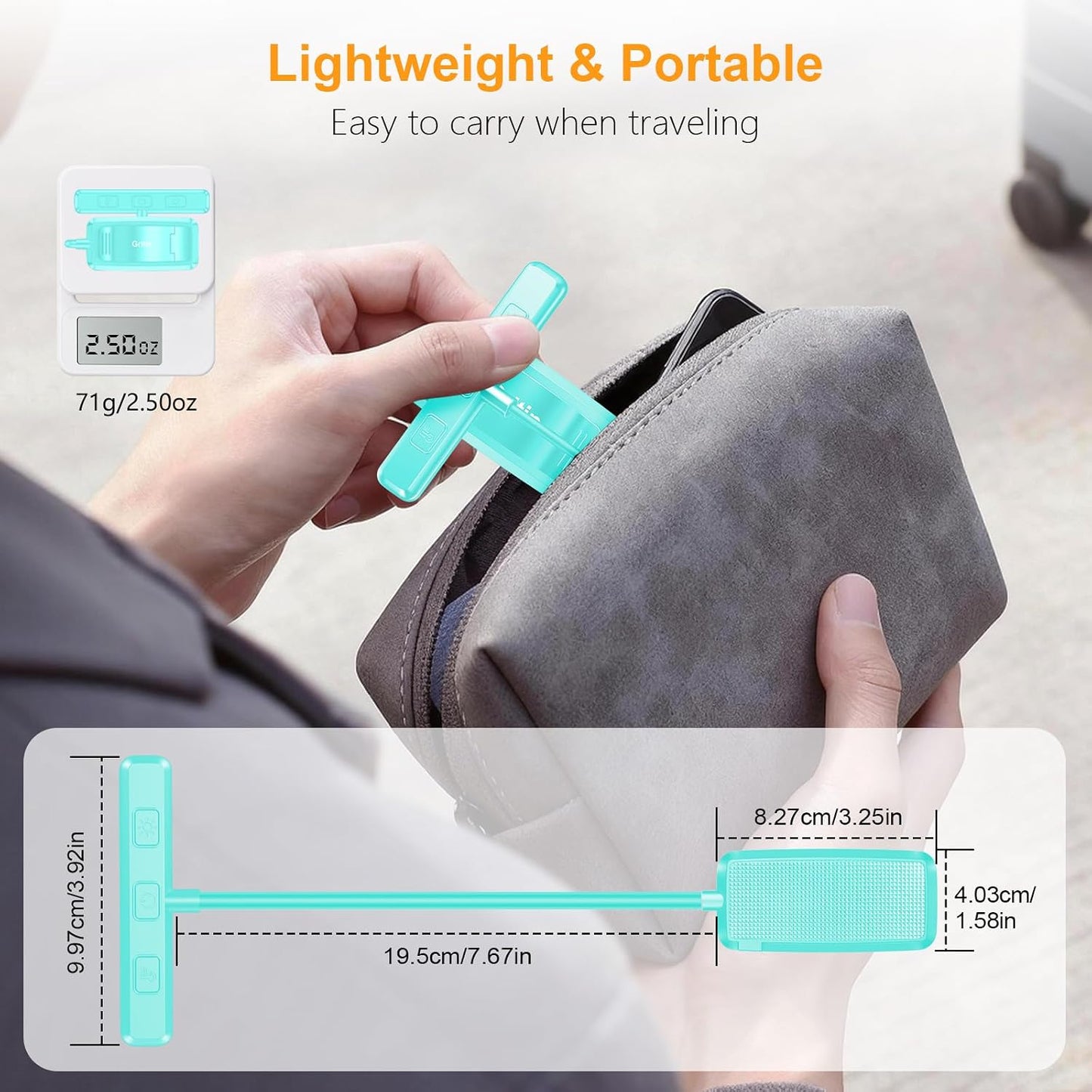 Gritin 19 LED Rechargeable Book Light for Reading in Bed | Eye Caring 3 Color Temps,Stepless Dimming Brightness,Memory Function,90 Hrs Runtime Lightweight Clip on Light for Book Lovers