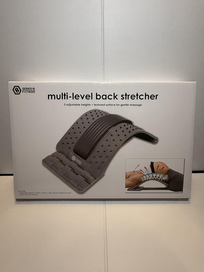 Multi-Level Back Stretcher, Adjustable Heights, Textured Surface for Gentle Massage
