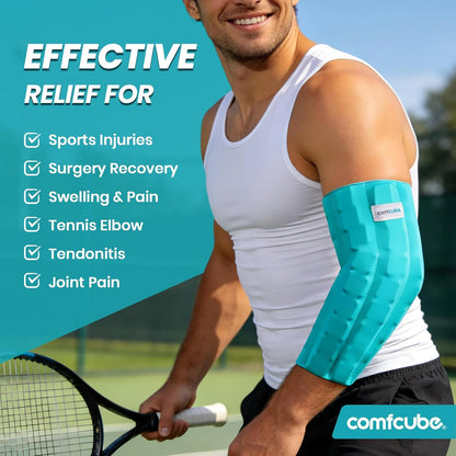 Neck Ice Pack Wrap for Cervical Pain, 2 Hours Long Lasting Cold | Ice Pack for Neck Shoulders Cooling, FSA Eligible, Flexible Cold Pack for Hot Weather, Hot Flashes, Surgery, Swelling