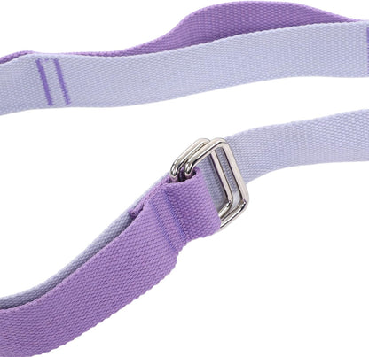 Yoga Stretching Strap, Fitness Stretch Belt with Fixed Door Anchor Loop, 10.2 ft 600D Oxford Cloth Leg Stretcher for Yoga, Gymnastics, Dance, Physical Therapy