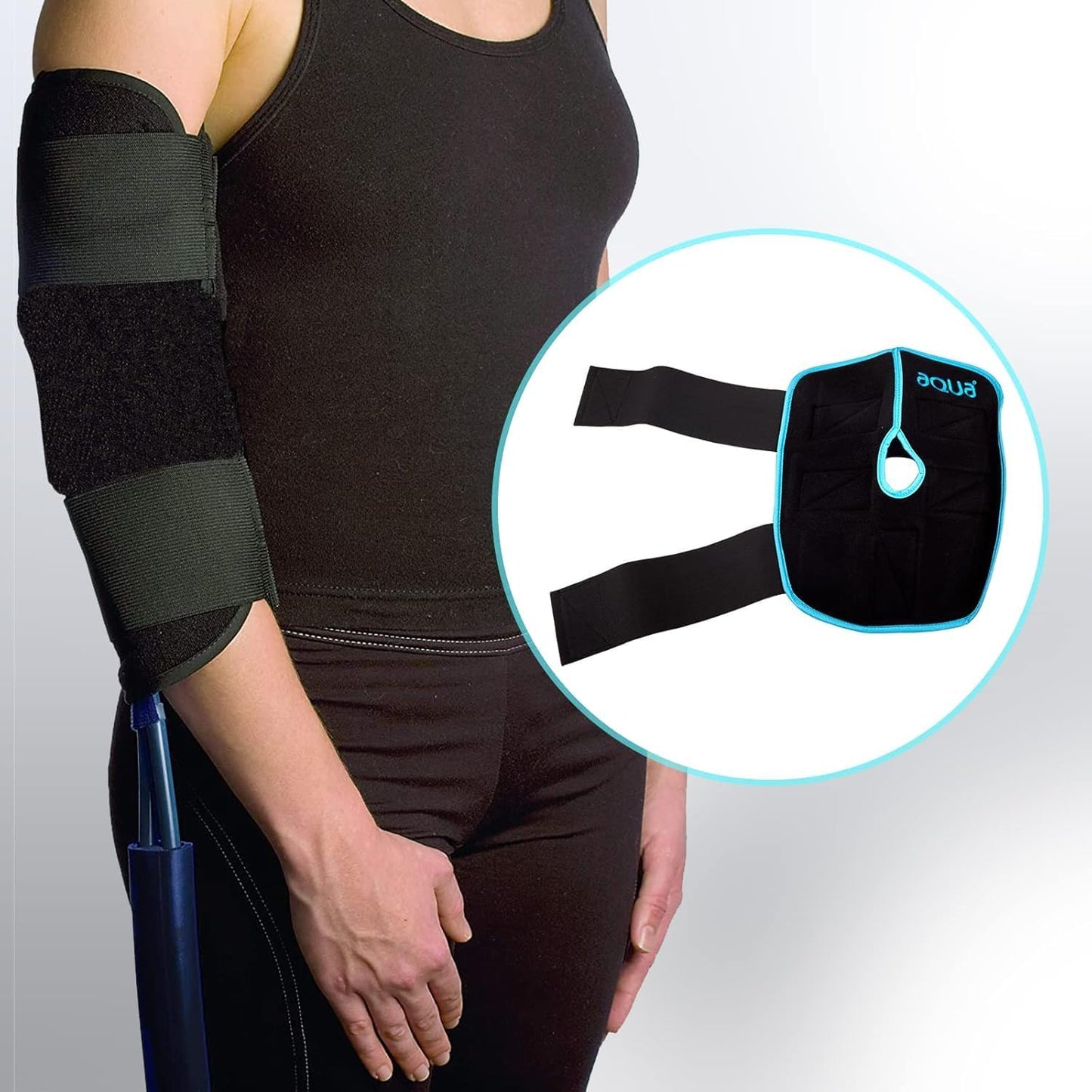 Cold Water Therapy Versatile-Fit Pad for PMT Cryotherapy Unit - Post Surgery and Injury Recovery - Pad Only for Circulating Ice Machine for Knee, Shoulder Pain Relief - with Custom couplings