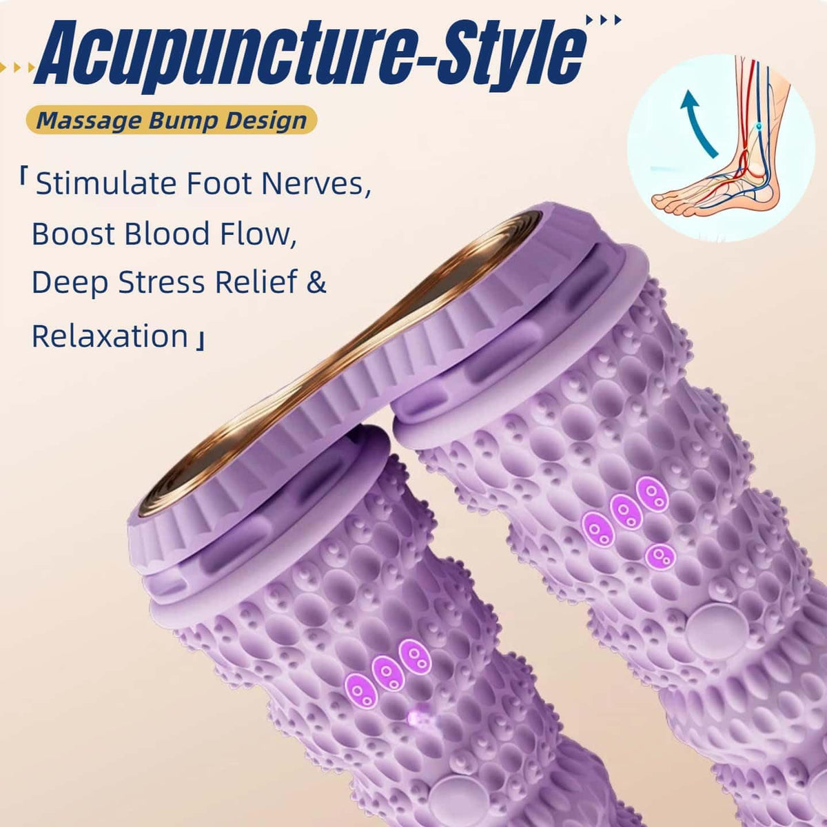Foot Roller & Foot Massage Ball, Plantar Fasciitis Relief Set