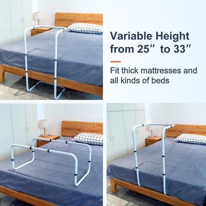 HEPO Blanket Lifter,Adjustable Height Blanket Lift Bar,Included 4 Clips
