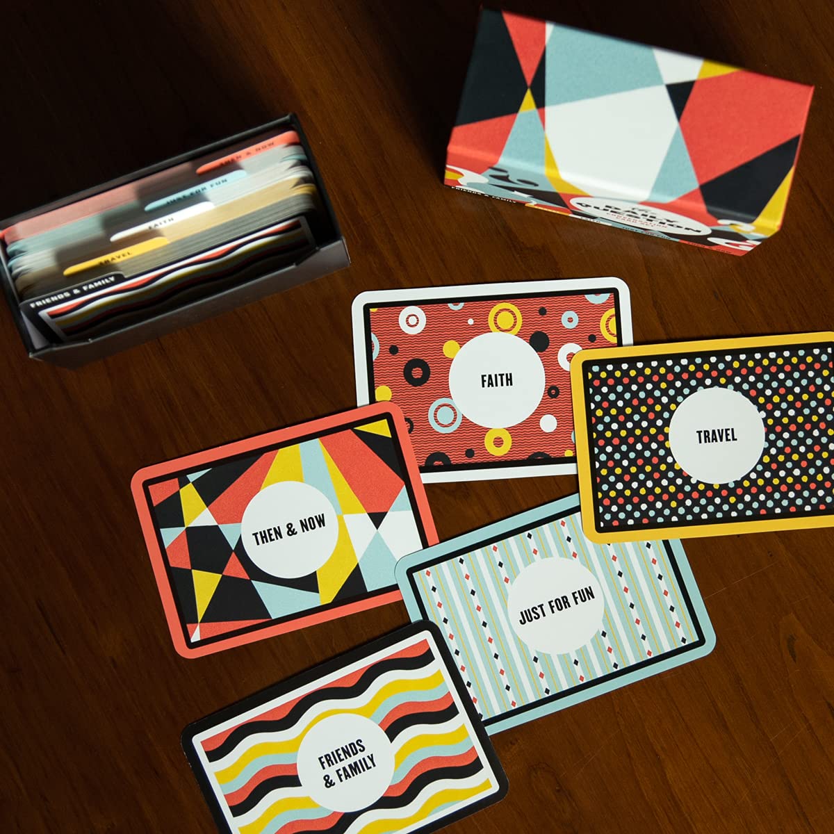 The Daily Question Conversation Card Set: 100 Meaningful Questions to Start Discussions Around the Table or Anywhere: Card Games