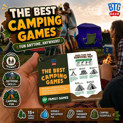 Outdoor Camping Games for Families & Adults | 15+ Cool & Fun Activities/Games