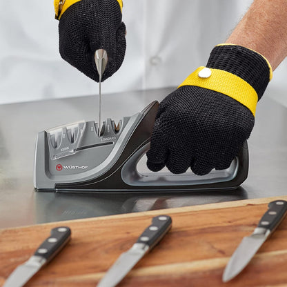 Schwer SlicePro ANSI A9 Cut Resistant Glove PR1706, Stainless Steel Mesh Metal Glove, Food Grade for Kitchen Cooking, Butcher Meat Cutting, Oyster Shucking, Mandoline, Fishing, (M, 1 PCS)
