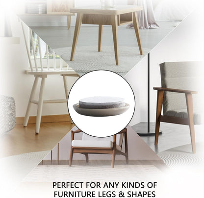 Self-Adhesive Furniture Sliders for Carpets, Furniture Moving Pads (36Pcs) 1-3/4" Furniture Mover Glides, Self Sticks Carpet Furniture Carrier - Move Any Item Quickly and Easily!