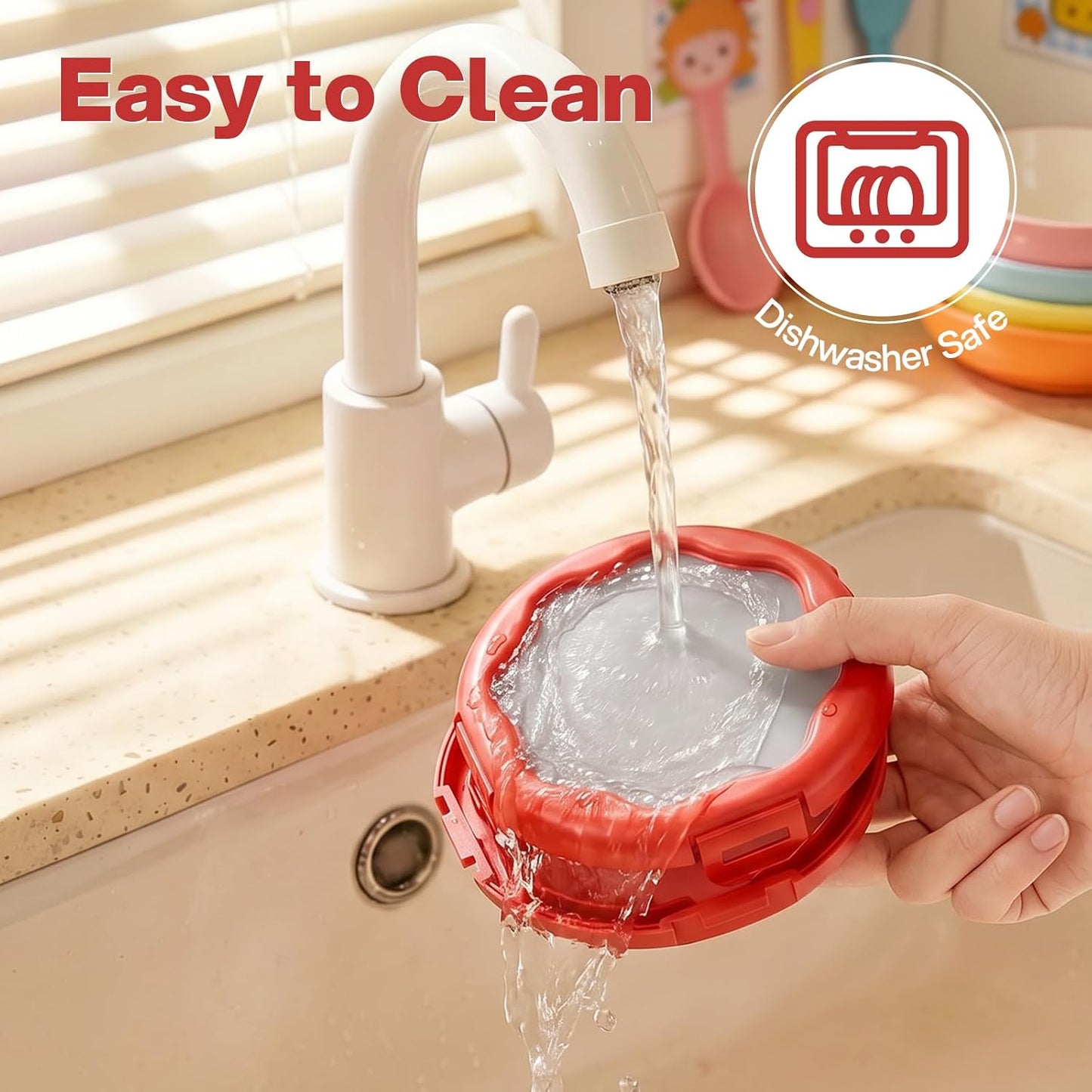 CLEANGOR Avocado Saver and Onion Saver, 4Pcs Fruit and Vegetable Savers | Silicone Food Saver with Snap-On Lid, Ideal for Avocados, Onions, Lemons, Orange and Tomatoes, Reusable, Dishwasher Safe