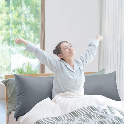 Utopia Bedding Full Body Pillow for Side Sleeper, White Long Pillow for Bed | Large Body pillows for Adults, Plush Support, Pregnancy Pillow Insert for sleeping, helps maintain body contour, 20x54 inches