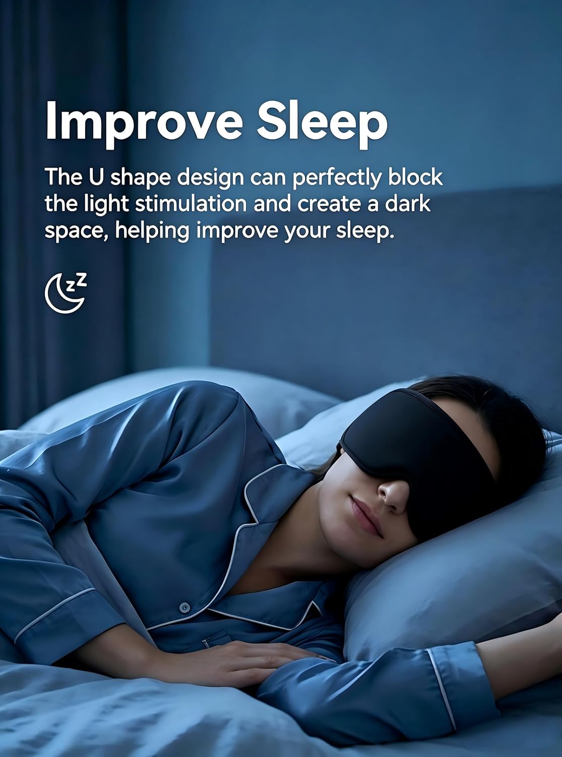Cooling Gel Eye Mask for Puffy Eyes, Migraine & Headache Relief, Full Eye-Area Cold Compress for Eyes & Temples, FSA Eligible HSA Reusable Eye Ice Pack for Swelling & Post-Surgery Recovery