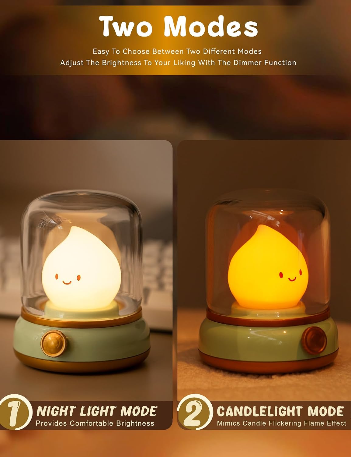 WANIDEA Night Light for Kids, Kids Night Light, Halloween Decorations