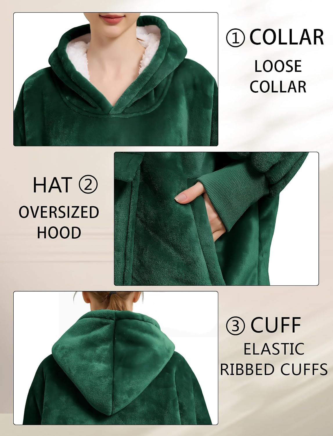 Wearable Blanket Hoodie for Adults With Pocket Strawberry Hoodie | Sherpa, Fuzzy Blanket Hoodie, Oversized Sweatshirt Blanket, Kangaroo Pouch, Cute Birthday Gifts for Sister, Cute Stuff