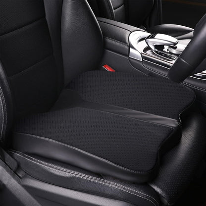 Car Seat Cushion - Comfort Memory Foam Seat Cushion for Car Seat Driver, Tailbone (Coccyx) Pain Relief, Car Seat Cushions for Driving (Gray)