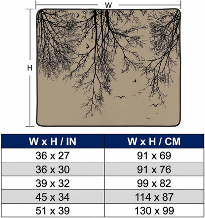 Magnetic Fireplace Cover Tree Branches Bird Fireplace Screen Decorative Brown Black Twigs Deadwood Insulation Fireplace Blocker Save Energy Fireplace Draft Stopper Covers for Living Room 45x34 Inch