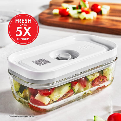 For food to stay fresh up to 5X longer, pump required (not included).