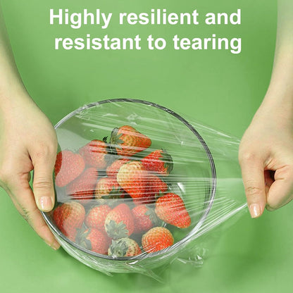 Plastic Wrap Dispenser with Slide Cutter, Fits 12 Inch Cling Wrap | BPA-free reusable dispenser fits 12" rolls. Compatible with cling film, tin foil and baking paper for food storage