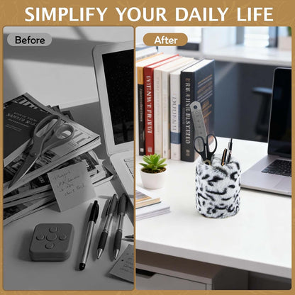 Eyeglass Holder for Nightstand,Anti-scratch Plush Eyeglass Stand Glasses Holders for Office Desk Organizer