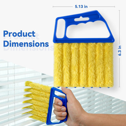 4 Pcs Blind Cleaner & Gap Duster, Under Fridge Retractable Cleaning Tools | Extension Pole Long Handle,Dust Cleaner for Under Appliances Furniture Fridge,Venetian Blinds, Air Conditioner Vents