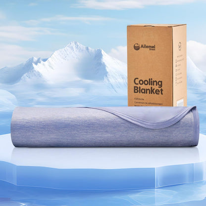 Ailemei Direct Cooling Thin Mattress Pad, King Size Mattress Topper for Hot Sleepers, Deep Pocket Fits 16" Mattresses, Fitted Sheets for Bed, Summer Cooling System, Gray, 76"x80"