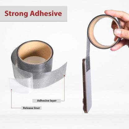 Window Screen Tape Repair Waterproof Strong Adhesive Mesh Patch Tape | Screen Net Repair Kit for Windows Doors Tears Holes