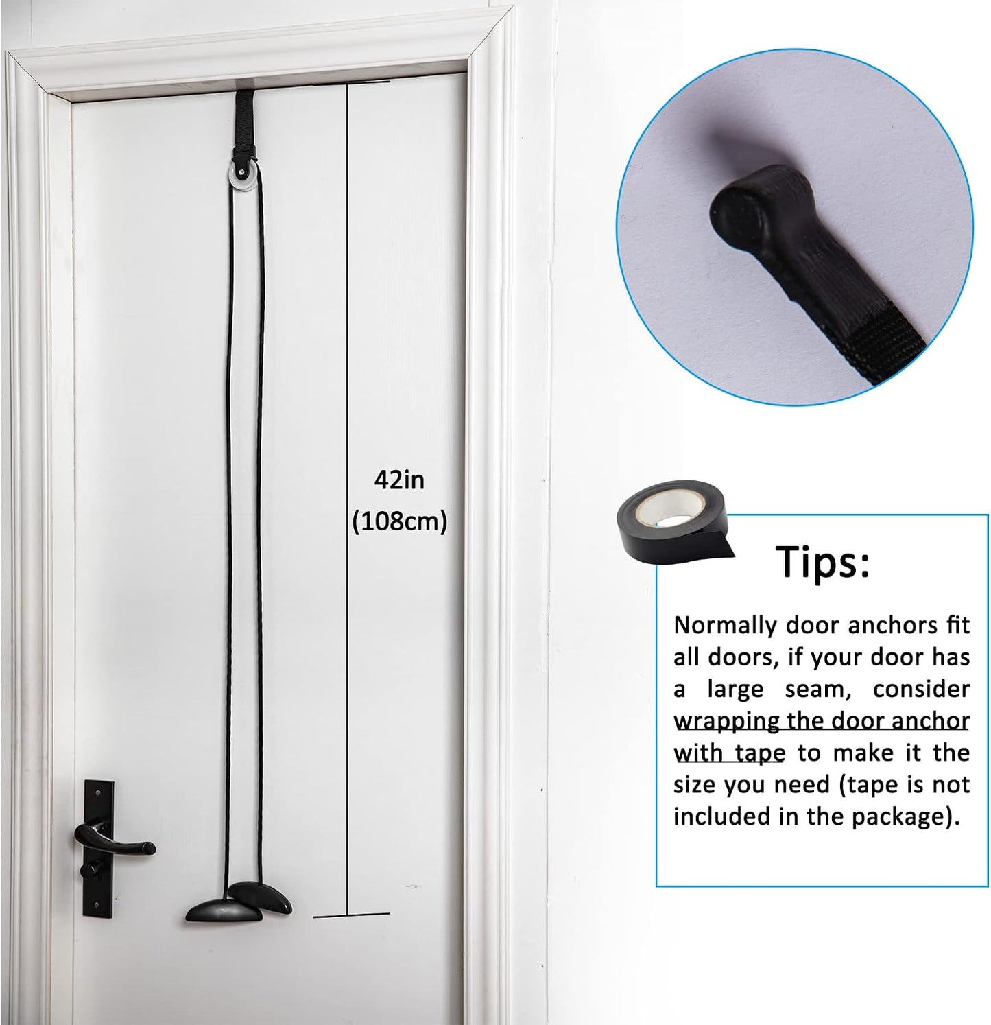 Shoulder Pulley Over The Door Physical Therapy System | Over-the-door exercise pulley designed for shoulder physical therapy exercises.