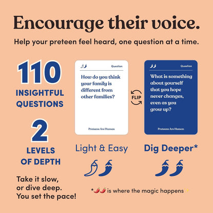 Friends are Human Conversation Cards for Friendship and Bonding, 140 Cards