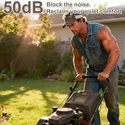 Noise Cancelling Ear Plugs Sleep 50dB NRR Side Sleep Small Ear | ultra soft silicone, reusable one-piece design, 4 sizes included, portable case