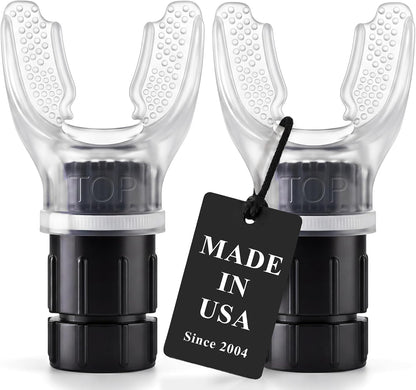 Expand-A-Lung | (2 Pack) Breathing Exercise Fitness Trainer | Inspiratory Muscle Strength Tool | Breathe Easier with Stronger Lungs | Dual-Way Inhale-Exhale Adj. Resistance Settings
