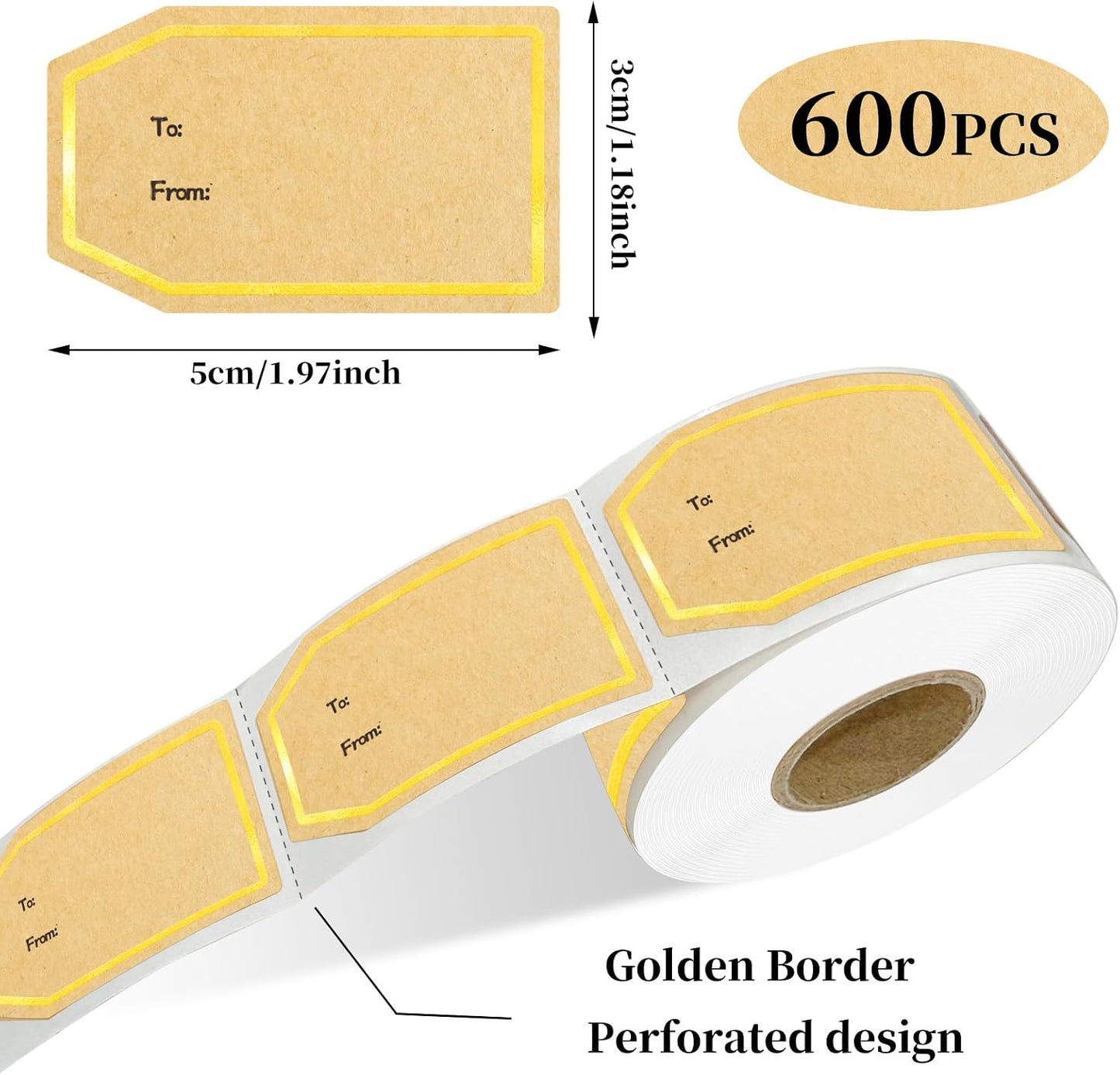 1000 Blank Removable Freezer Labels, Blank Removable Labels Water Oil Resistant with Perforation Line for Food Containers Jars Pantry Organization (Each Measures 1x 3 Inch)