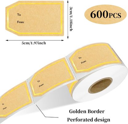 1000 Blank Removable Freezer Labels, Blank Removable Labels Water Oil Resistant with Perforation Line for Food Containers Jars Pantry Organization (Each Measures 1x 3 Inch)