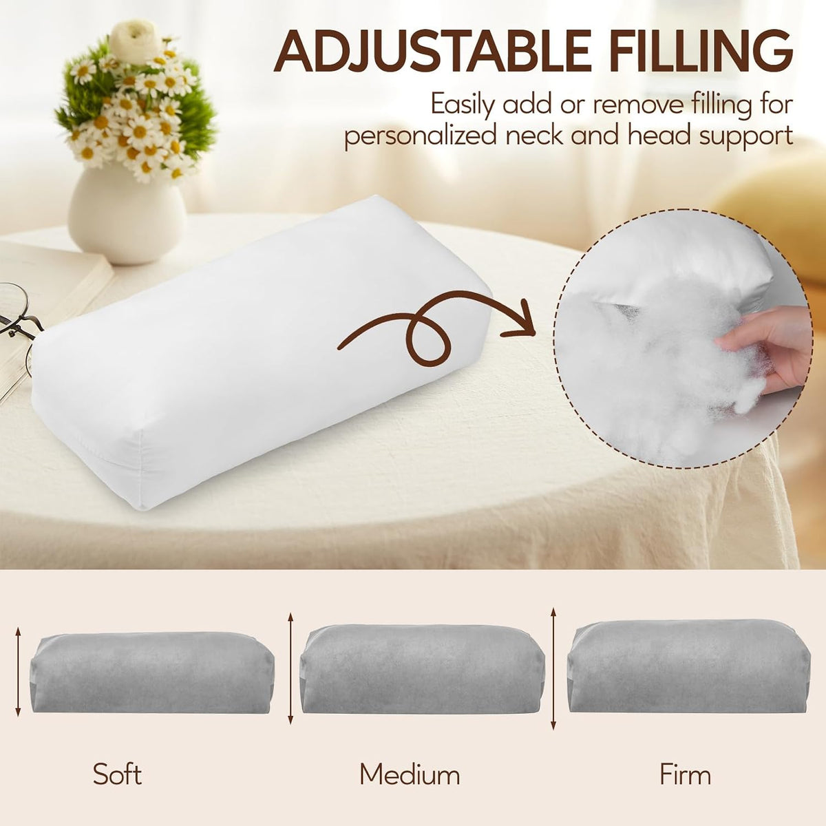 Neck Pillow for Recliner Chair, Adjustable Recliner Pillow for Headrest