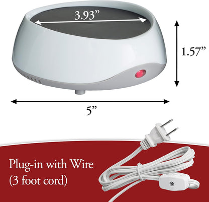 Candle Warmers ETC Timer Candle Plate Warmer