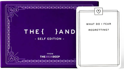 {THE AND} Self Love Edition - 199 Self Reflection Cards to Improve Self Awareness - Self Care Question Card Deck to Prompt Mindfulness & Meditation - Explore Identity for Women & Men By The Skin Deep