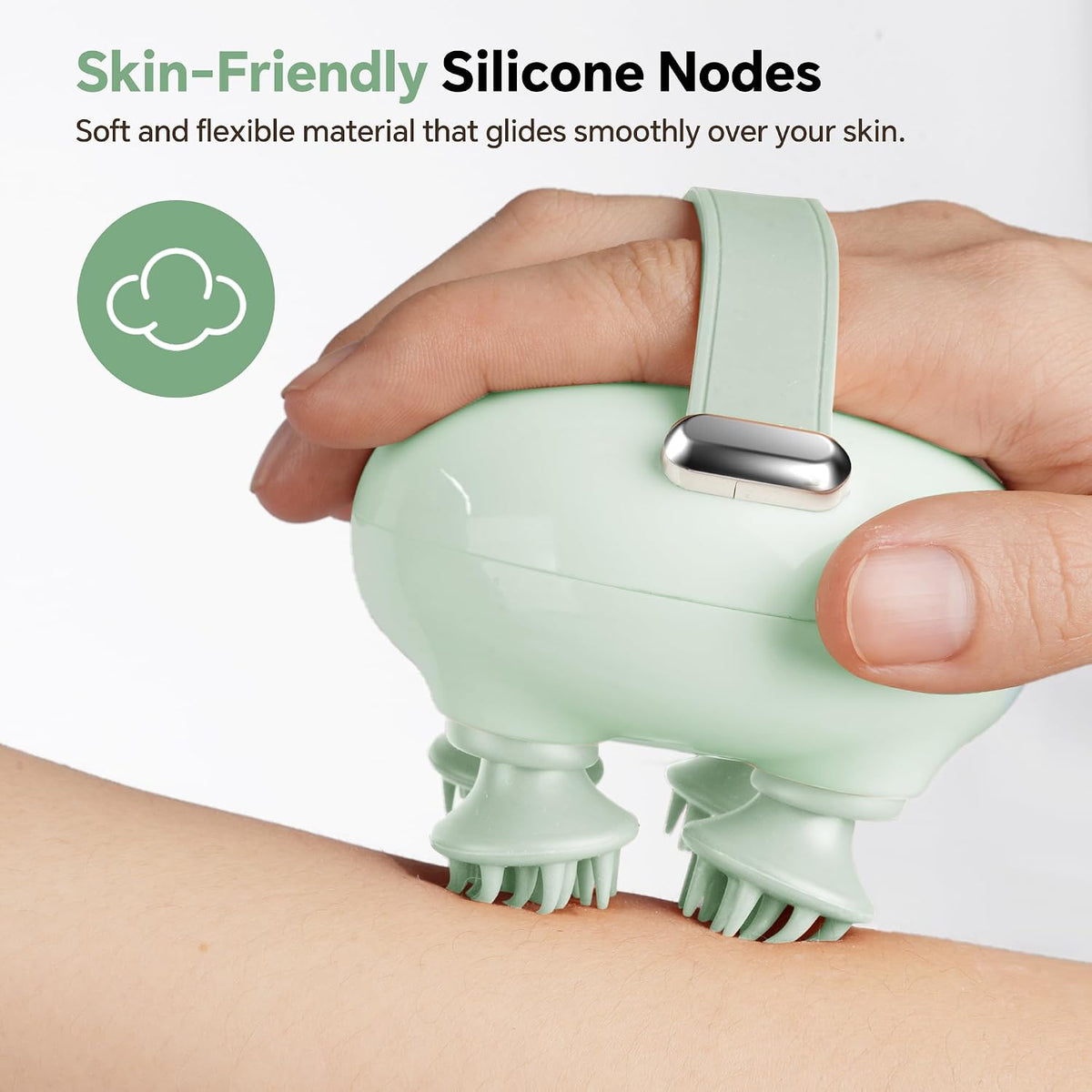 Scalp Massager, Head Massager Scalp with Tangle-Resistant Design