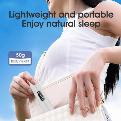 Mini Portable Wireless Under Pillow Speaker for Sleeping (Black) | USB Rechargeable | Bluetooth Connection | Timer Function | Built-in White Noise | TF Card | Travel