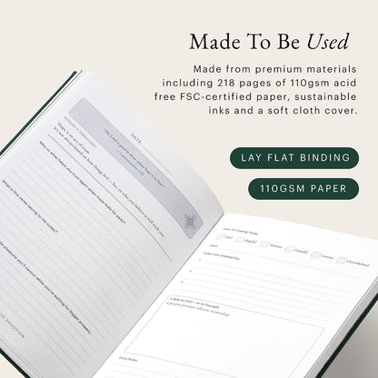 5-Minute Devotional Journal for Women: Daily Christian Scripture Reflections, Guided Prompts & Prayer | Build Faith in Just 5 Minutes a Day | 218 Pages, 110gsm Paper (Cream)