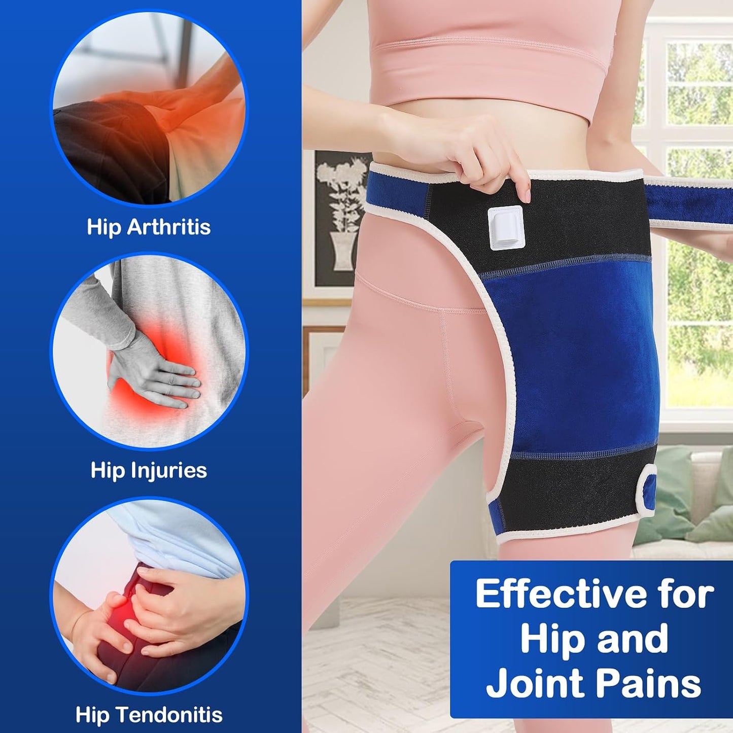 Foot Warmer, Electric Heating Pad for Foot&Ankle Pain Relie Fast Heating | Auto Shut Off Double Sided Heated Feet Warmer with Adjustable Temp for All Day Use to Relieve Achilles Tendonitis(1-Pack)