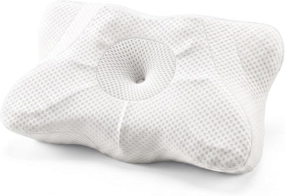 Sweetcrispy Cervical Pillow for Neck Pain Relief, Cooling Memory Foam