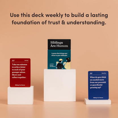 Friends are Human Conversation Cards for Friendship and Bonding, 140 Cards