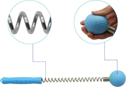 SinLoon Massager Ball Hammer(2-Pack) Hammer Stick Manual Beat Golf Ball Massager Back Shoulder Massage Full Body Reduce Fatigue Pain(Blue)