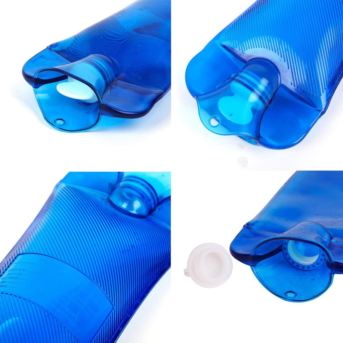 Hot Water Bottle, U Shaped PVC Explosion-Proof Hot Water Bottle Heating Pads Neck Shoulder Hand Warmer Heat Pack Hot Cold Therapy Pain Relief Neck Relaxing Warming Heating Wrap Pillow Hot Water Bag