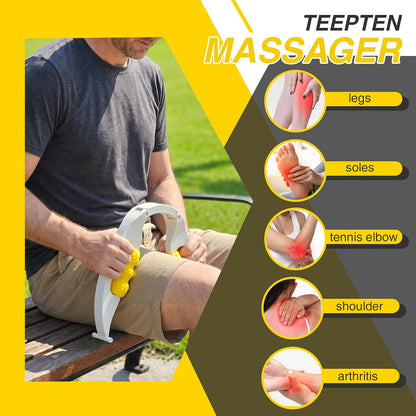 Arm Massager & Forearm Massager, Adjustable Muscle Roller for Tennis Elbow