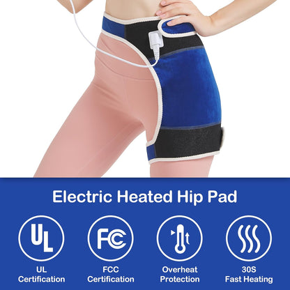 Foot Warmer, Electric Heating Pad for Foot&Ankle Pain Relie Fast Heating | Auto Shut Off Double Sided Heated Feet Warmer with Adjustable Temp for All Day Use to Relieve Achilles Tendonitis(1-Pack)