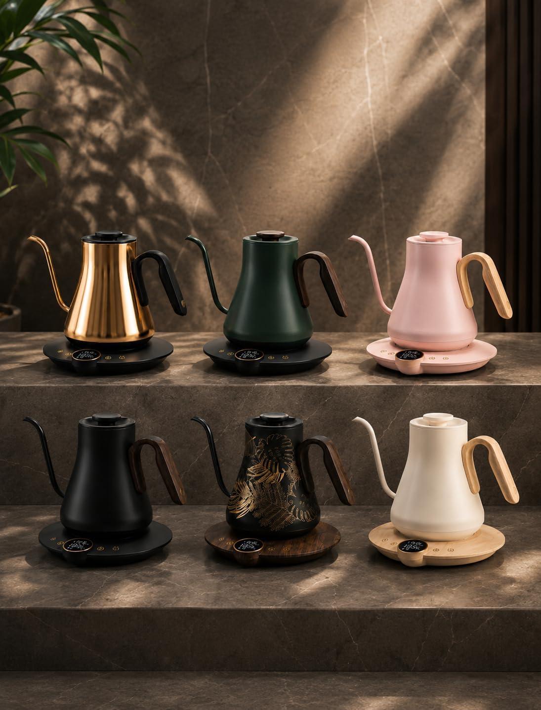 Cocinare FLOW B9 Gooseneck Electric Kettle ±1°F Temperature Control